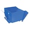 Vestil Heavy Duty Self-Dumping Hopper 1 Cubic Yard 6000 lb Blue/Silver (Base) HDROP-100-HD - alternate 3